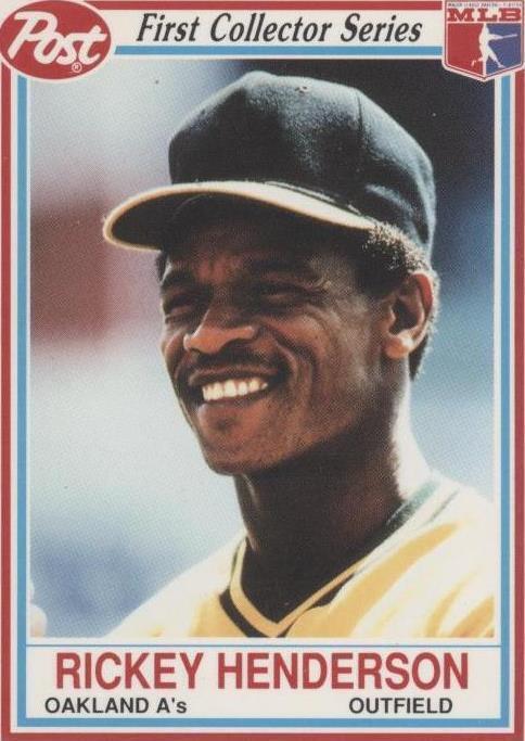 1990 Post - Rickey Henderson #25