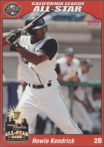 2005 Choice Carolina/California League All-Stars - Howie Kendrick #30