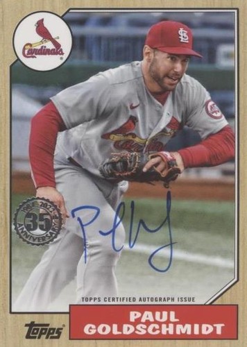 1of1 Topps Archives Signature ゴールドシュミット 2022 TOPPS ARCHIVES SIGNATURE SERIES PAUL GOLDSCHMIDT ON