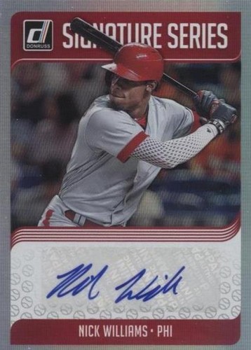 2018 Panini Donruss - Nick Williams #SS-NW