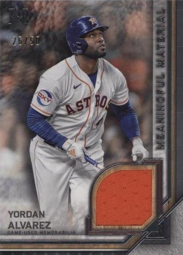 2023 Topps Museum Collection - Yordan Alvarez #MMR-YA