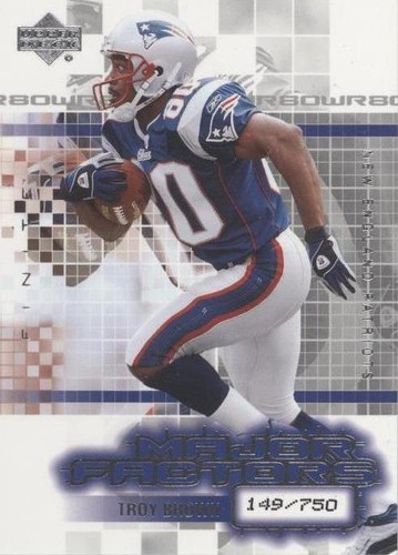 2003 Upper Deck Finite Troy Brown #145