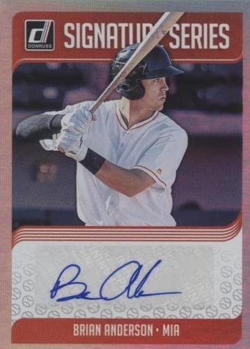 2018 Panini Donruss - Brian Anderson #SS-BA