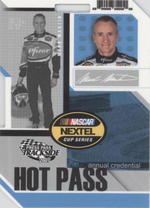 2005 Press Pass Trackside - Mark Martin #HP 13