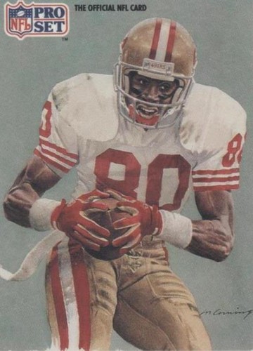 Patch Et Carte Super Bowl XXIII - 49ers San Francisco - Jerry Rice MVP - Vintage 1989