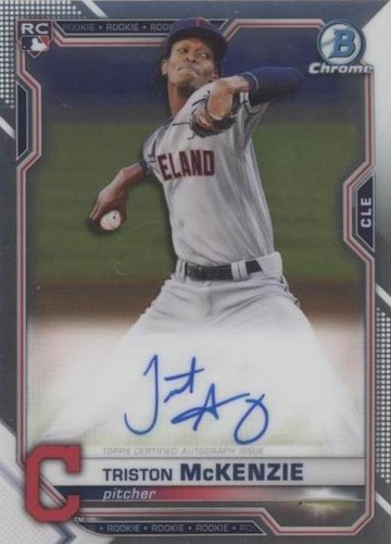 2021 Bowman Chrome - Triston McKenzie #BCRA-TM