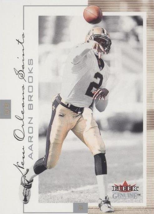 2001 Fleer Genuine Aaron Brooks #23