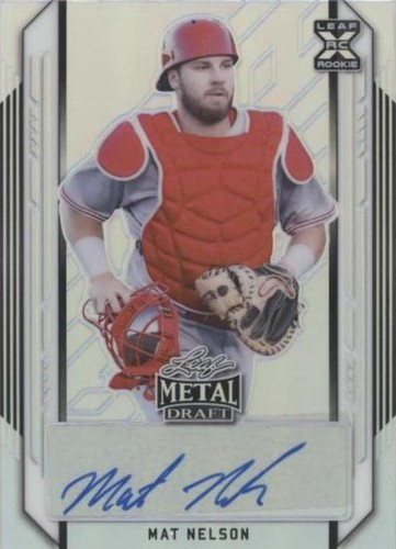 2021 Leaf Metal Draft - Mat Nelson #BA-MN1