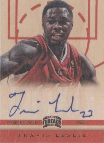 2012-13 Panini Threads - Travis Leslie #190