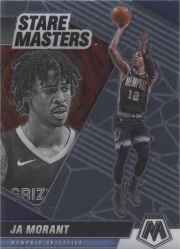 Ja Morant 2020-21 Panini Mosaic #40 GREEN ICE BGS 9.5 GEM MINT