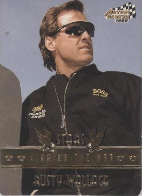1995 Action Packed Stars - Rusty Wallace #77
