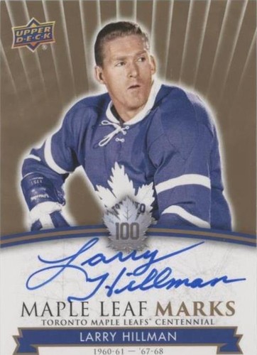 2017 Upper Deck Toronto Maple Leafs Centennial - Larry Hillman #MLM-HL