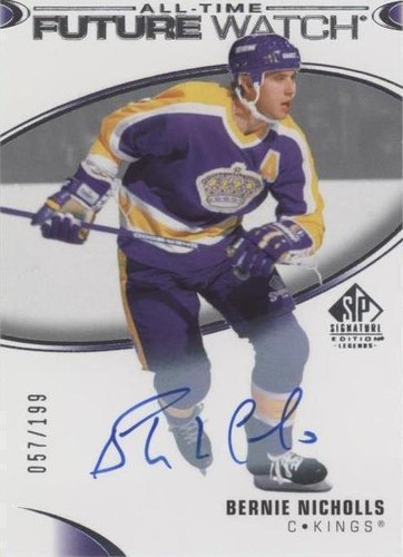 2020-21 Upper Deck SP Signature Edition Legends - Bernie Nicholls #351