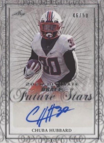 2021 Leaf Ultimate Draft Chuba Hubbard #FS-CH1