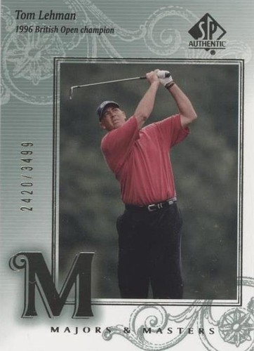2002 SP Authentic - Tom Lehman #140