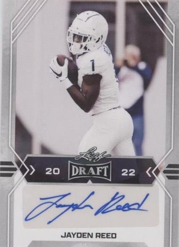 2022 Leaf Draft Jayden Reed #BA-JR2