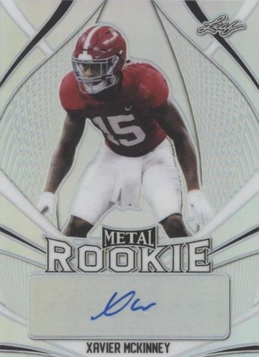 2020 Leaf Metal Rookie Autographs Xavier McKinney #MR-XM1