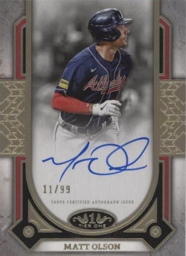 2024 Topps Tier One - Matt Olson #PPA-MO