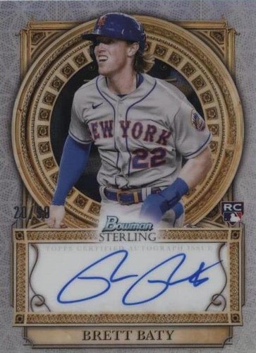 2023 Bowman Sterling - Brett Baty #SOA-BB