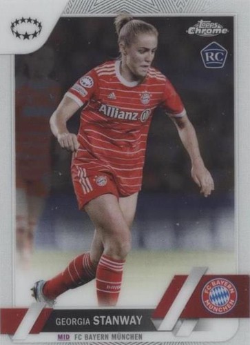 2022-23 Topps Chrome UEFA Women's Champions League Georgia Stanway #31