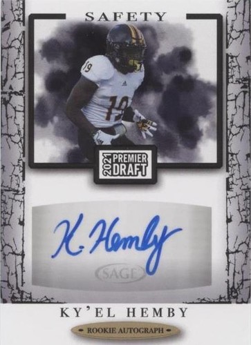 2021 Sage Premier Draft Ky'el Hemby #A129