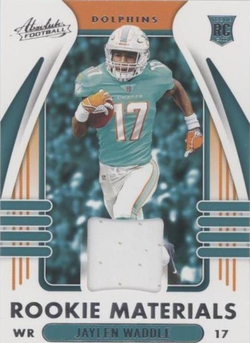 2021 Panini Absolute Jaylen Waddle #ARM-JWA