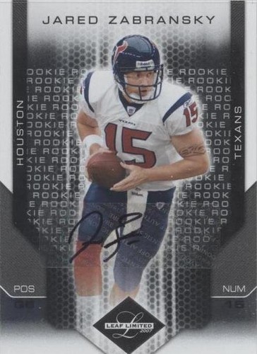 2007 Leaf Limited Jared Zabransky #299