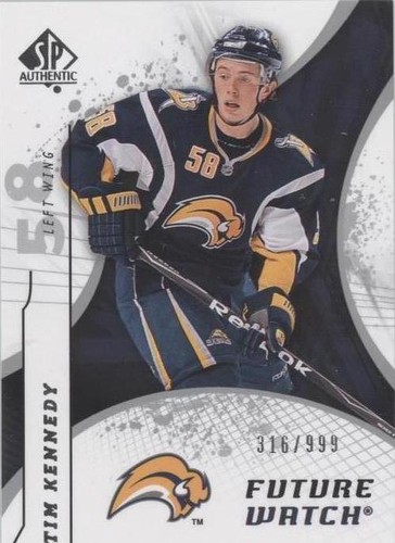 2008-09 SP Authentic - Tim Kennedy #174