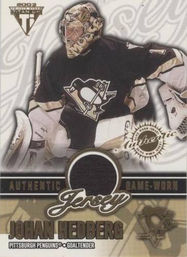 2002-03 Pacific Private Stock Titanium - Johan Hedberg #53