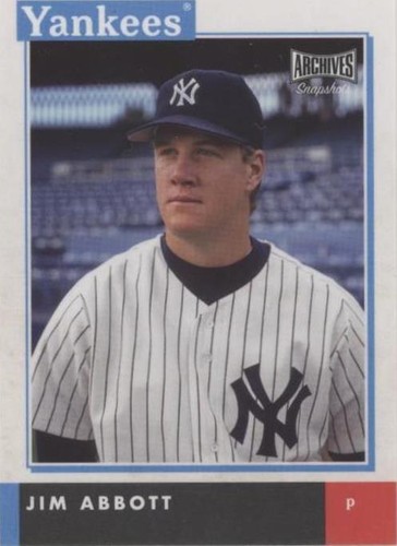 2020 Topps Archives Snapshots - Jim Abbott #AS-JA