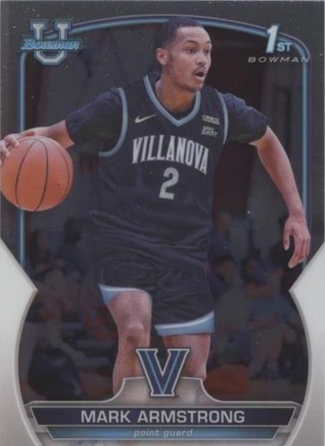 2022-23 Bowman University Chrome - Mark Armstrong #95