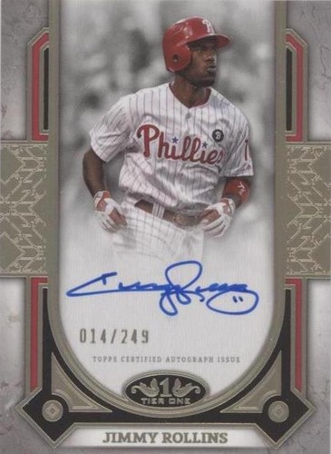 2024 Topps Tier One - Jimmy Rollins #PPA-JR