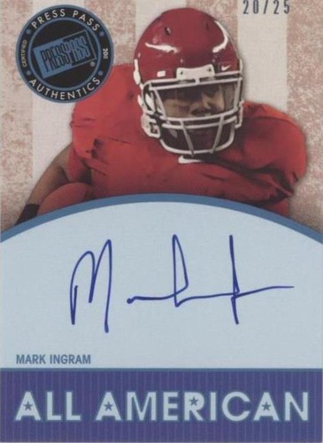 2011 Press Pass Legends Mark Ingram #AA-MI