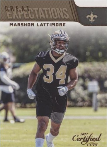 2017 Panini Certified Cuts Marshon Lattimore #16