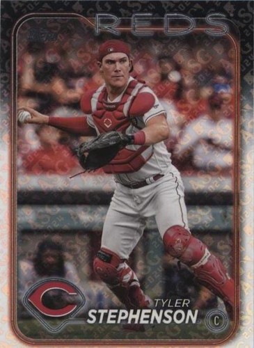 2024 Topps Series 2 Tyler Stephenson #684 Aqua Foil /399