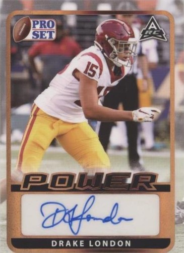 2021 Leaf Pro Set Power Drake London #BA-DL3