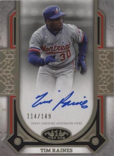 2024 Topps Tier One - Tim Raines #PPA-TR
