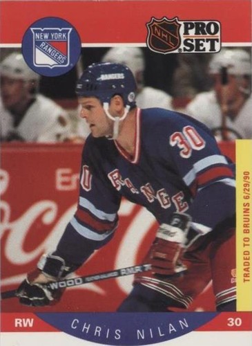 1990-91 Pro Set - Chris Nilan #205