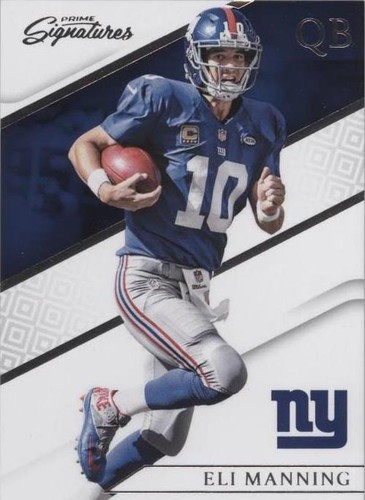 2016 Panini Prime Signatures Eli Manning #142