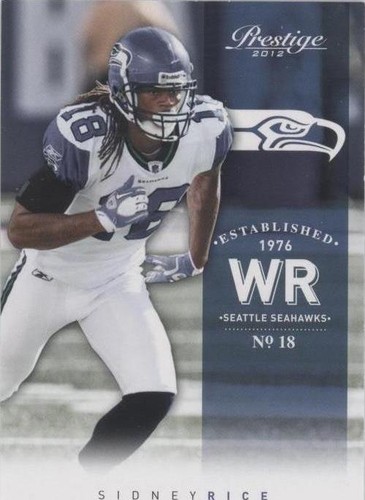 2012 Playoff Prestige Sidney Rice #176