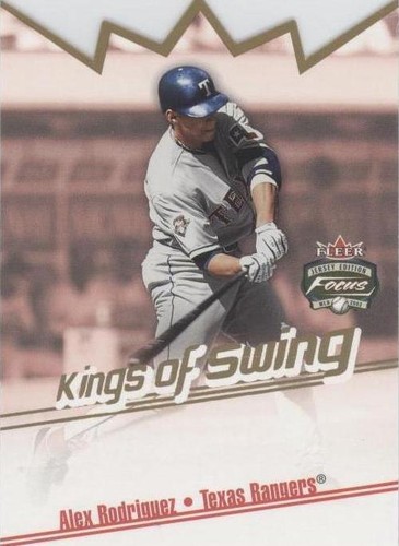 2002 Fleer Focus Jersey Edition - Alex Rodriguez #6 KS