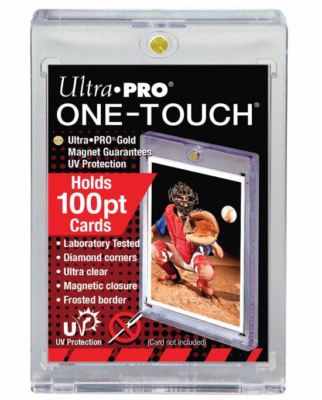 (5-Pack) Ultra Pro One Touch Magnetic Card Holder 100pt w UV Thick Jersey Size
