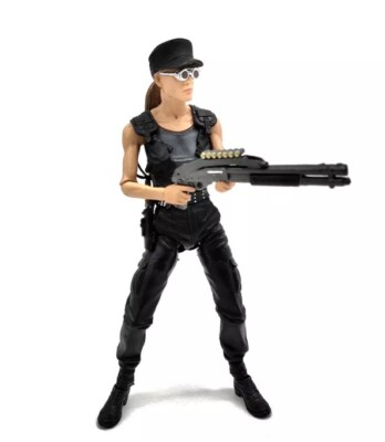 NECA Terminator 2 Judgment Day Sarah Connor Ultimate Action Figure Toy WITH BOX