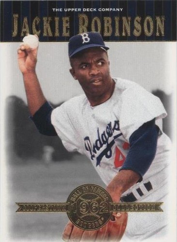 2001 Upper Deck Hall of Famers - Jackie Robinson #16