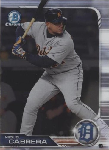 2019 Bowman Chrome - Miguel Cabrera #23