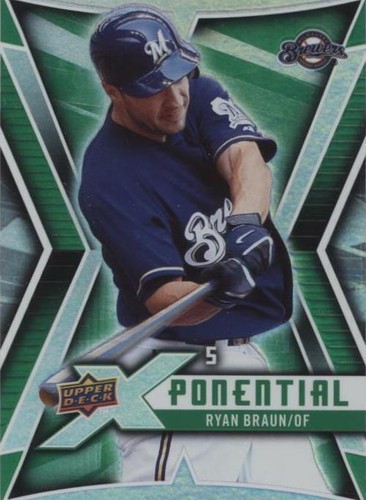 2009 Upper Deck X - Ryan Braun #X5-RB