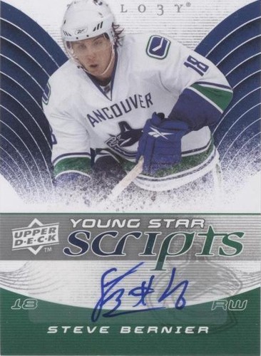2008-09 Upper Deck Trilogy - Steve Bernier #YS-SB