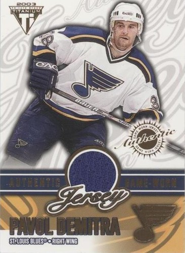 2002-03 Pacific Private Stock Titanium - Pavol Demitra #56