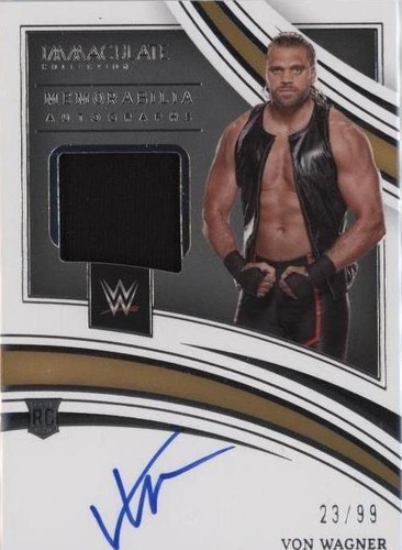 2022 Panini Immaculate Collection WWE - Von Wagner #101