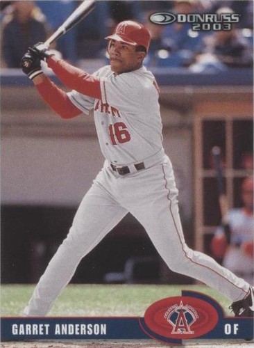 2003 Donruss - Garret Anderson #72